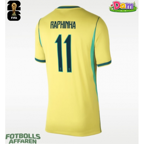 Brasilien Raphinha Belloli #11 Hemmatröja Kvinnor VM 2026 Kortärmad